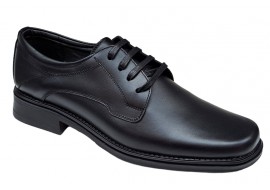 Pantofi barbati eleganti din piele naturala POLITIE POMPIERI JANDARMI Negru PB2265N